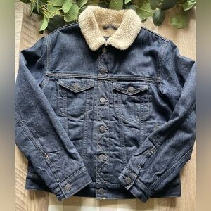 GAP Denim Jacket Sherpa Lined